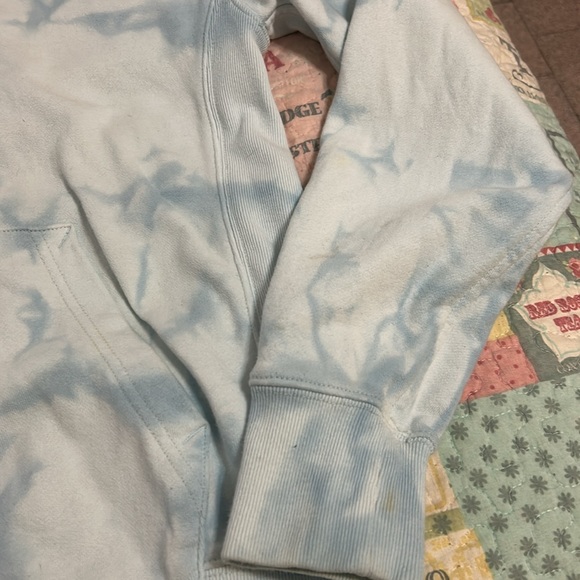 J Crew thick heavy and warm blue cloud color hoodie in size small. - Picture 3 of 6